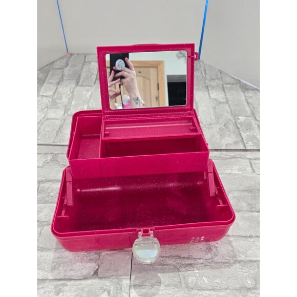 On-The-Go Girl Shooting Star Cosmetic Organizer‎ Makeup Accessory Case NWT - Picture 2 of 12